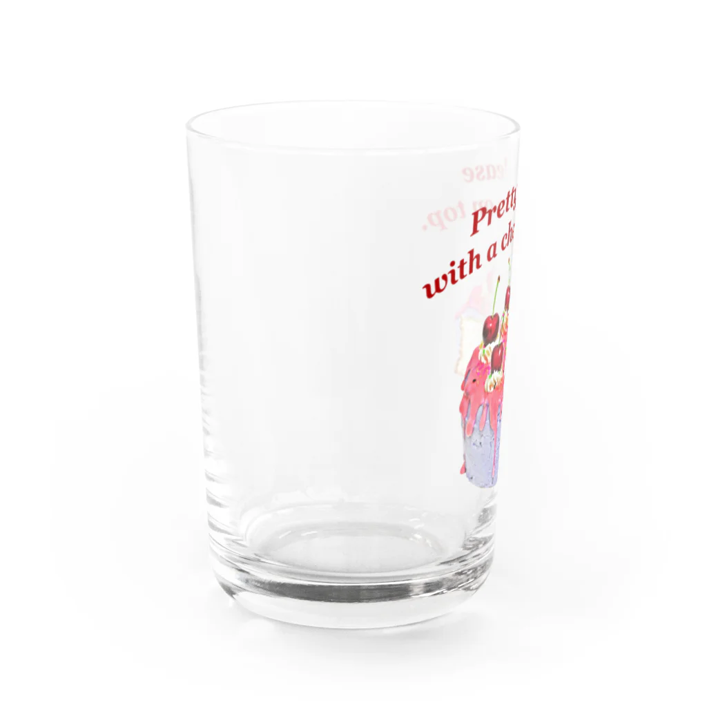 🍒　M　I　K　U　🍒の🍒🍰 Water Glass :left