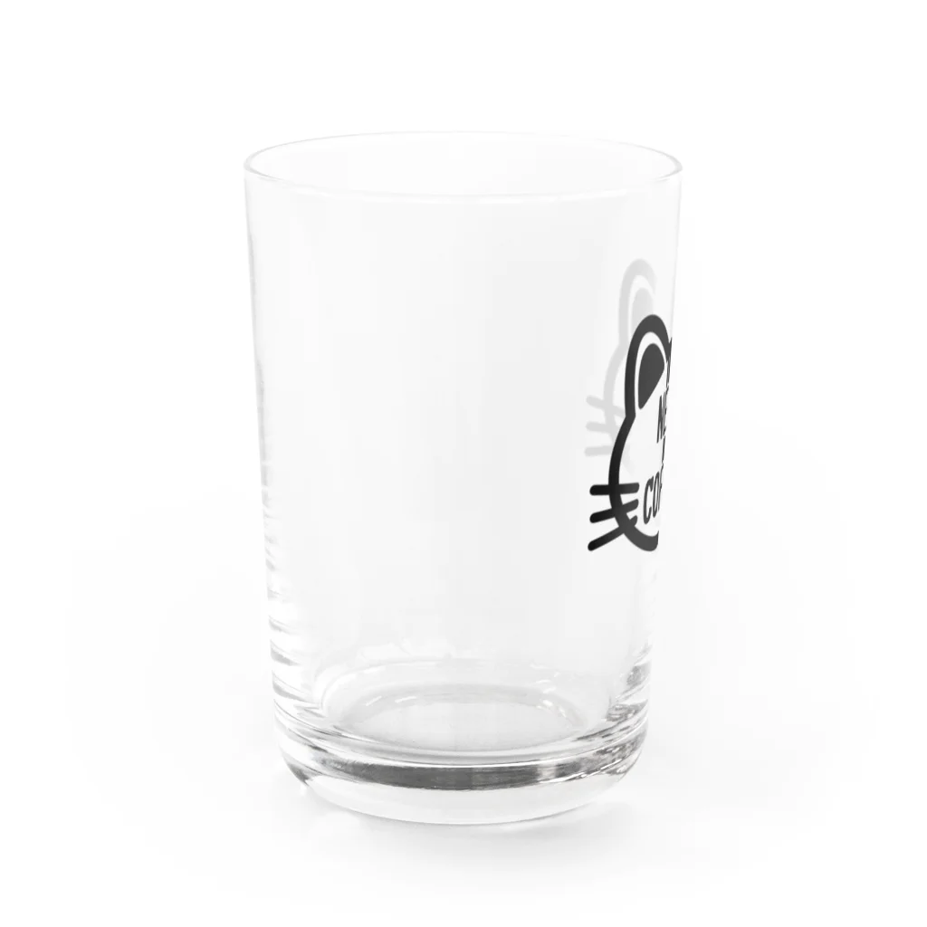 T-sukeのNEKO no COFFEE（Black/LOGO） グラス左面