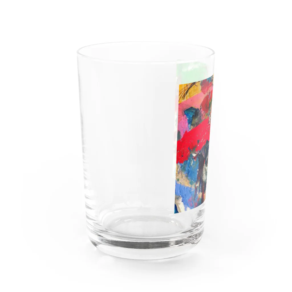 ○たこたこハウスのとぶカニ🦀くん Water Glass :left