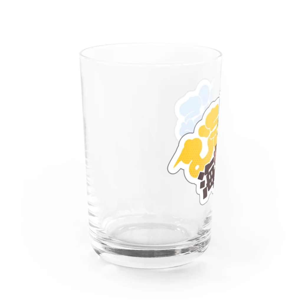🏴‍☠️むちゃなちゃ海賊団🏴‍☠️のむちゃなちゃ海賊団 Water Glass :left