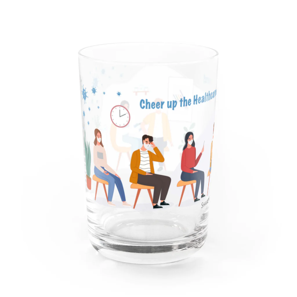 シェアメディカルブランドショップのCheer up! Water Glass :left