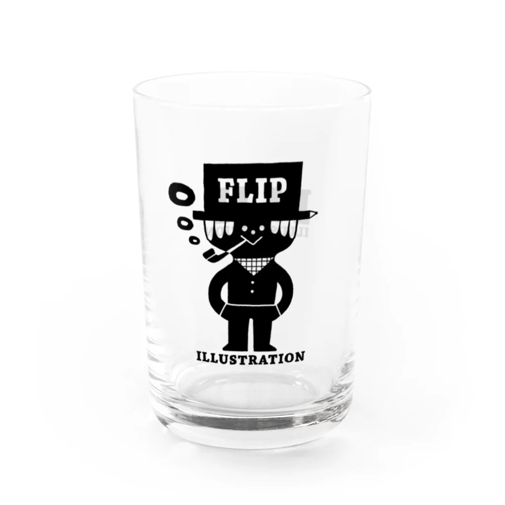 金子典生のフリップ君 Water Glass :left