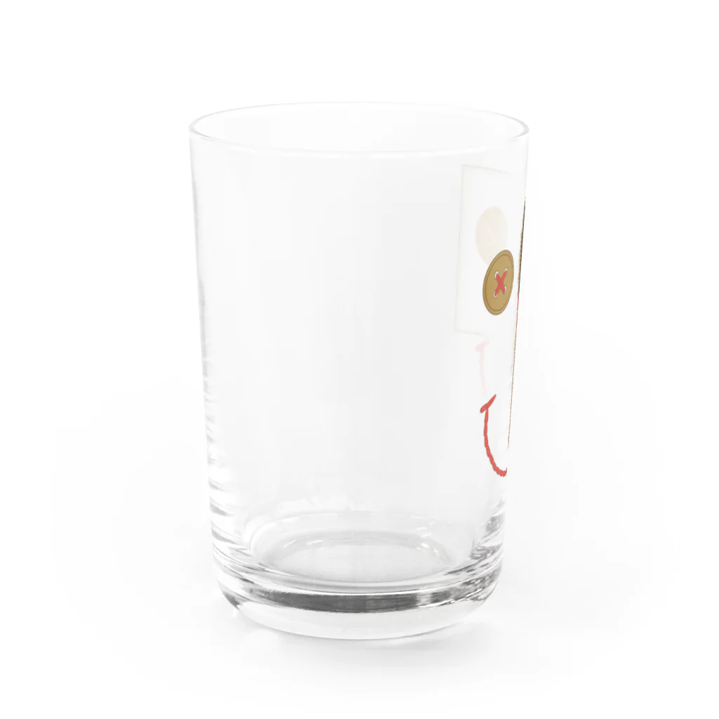 yuccoloのsewing smile Water Glass :left