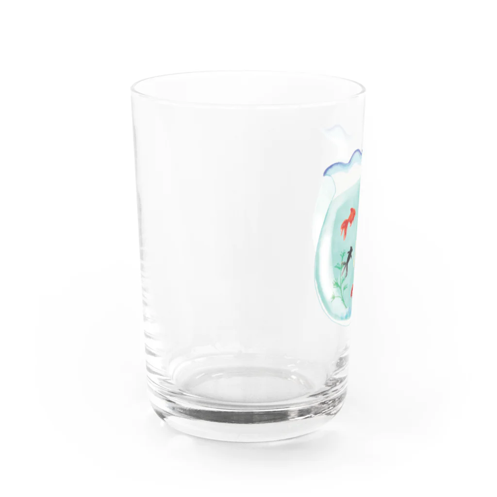 つなサポSHOPのやの犬すいすい Water Glass :left