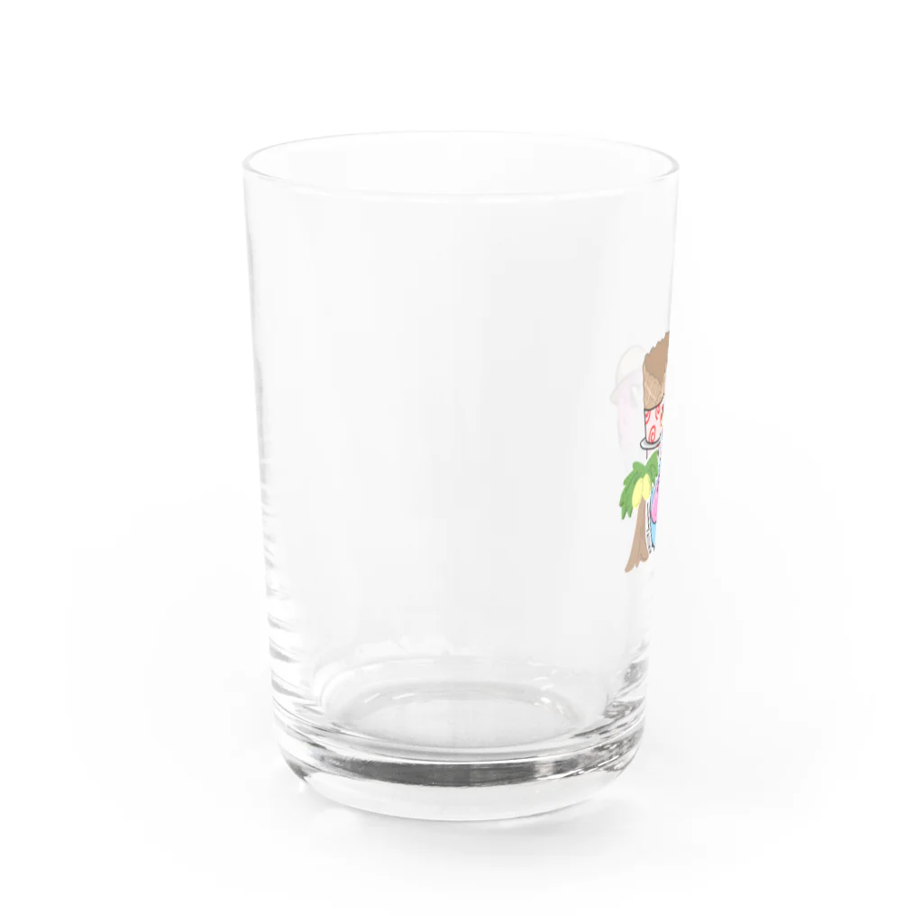 H'WOOD DATEの真夏のピンクアイスくん Water Glass :left