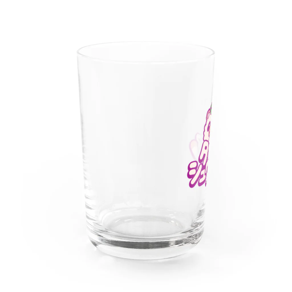 tanuki_msのジンジャーエール・タヌシュアァァ　ロゴ  Water Glass :left