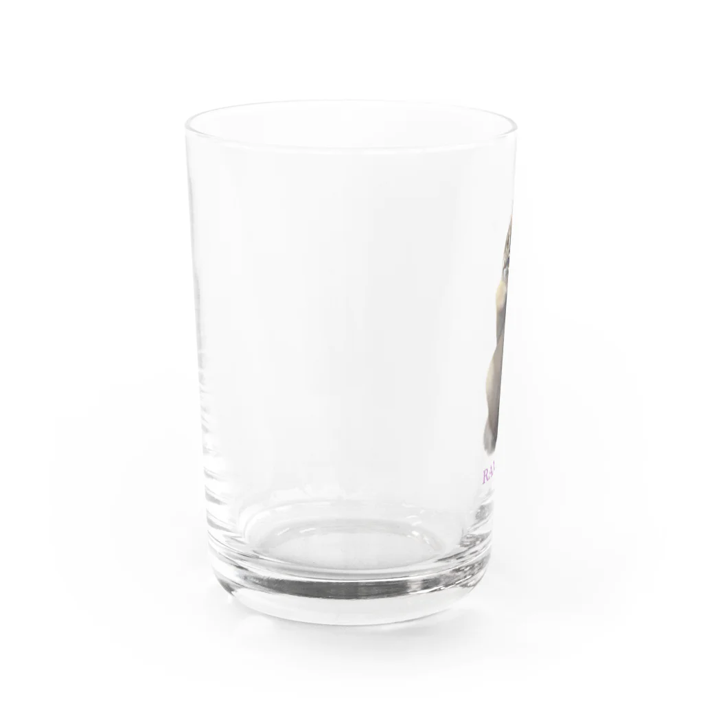 ちえまる商店の振り向きらむちゅ Water Glass :left