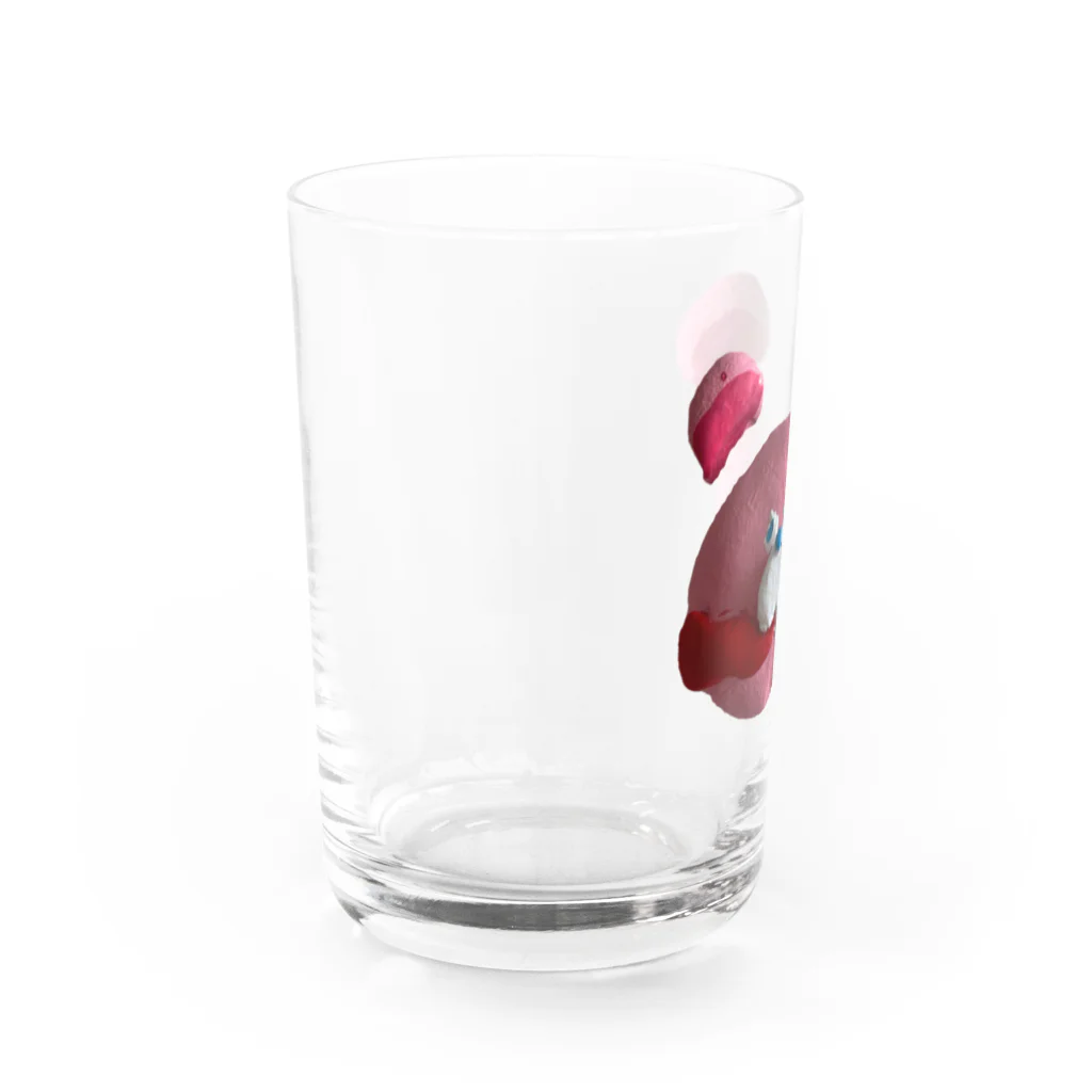 dalの佐藤ニコル部長(耳取れVer.) Water Glass :left