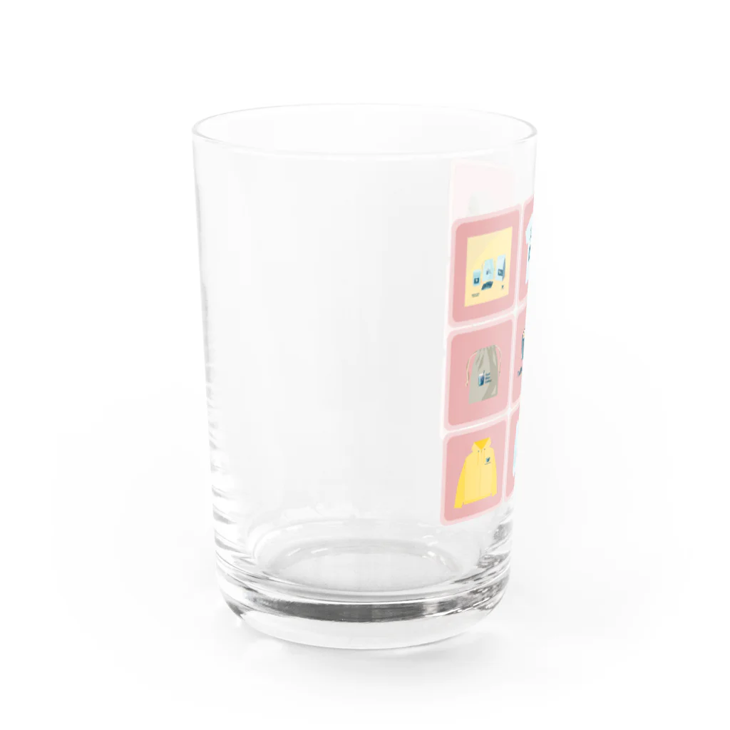 Teal Blue CoffeeのTealBlueItems _Cube PINK Ver. Water Glass :left