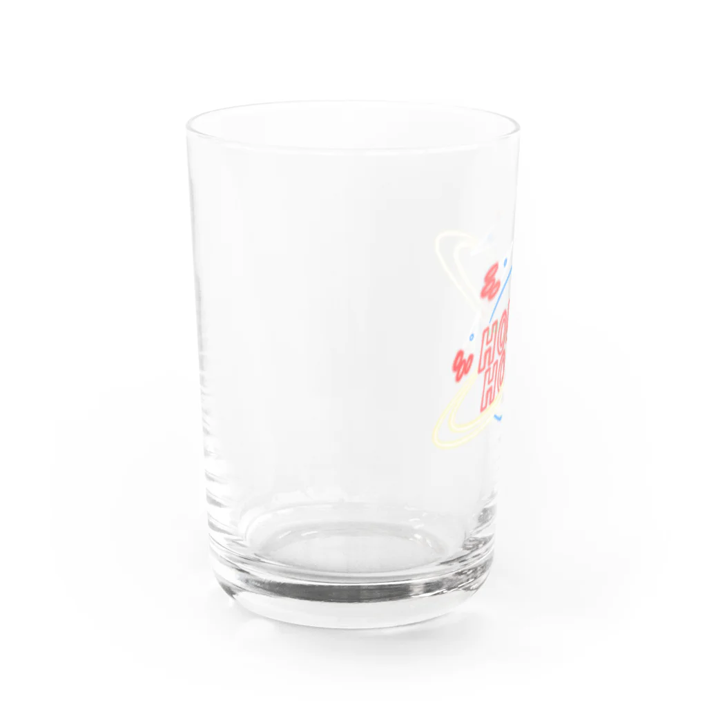 holoholoのhawaiian planet Water Glass :left