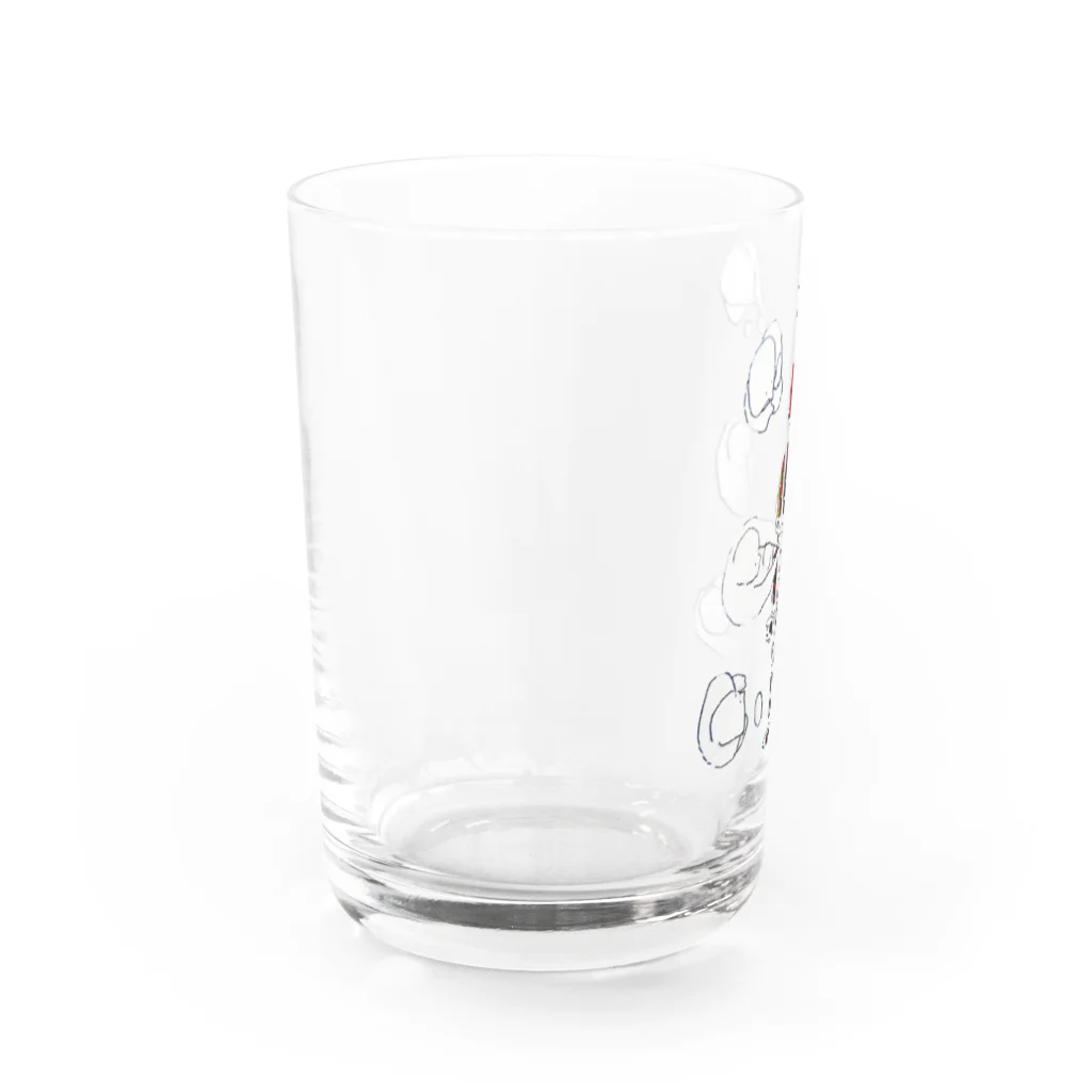 猫毛布ストアのばんさんかい Water Glass :left