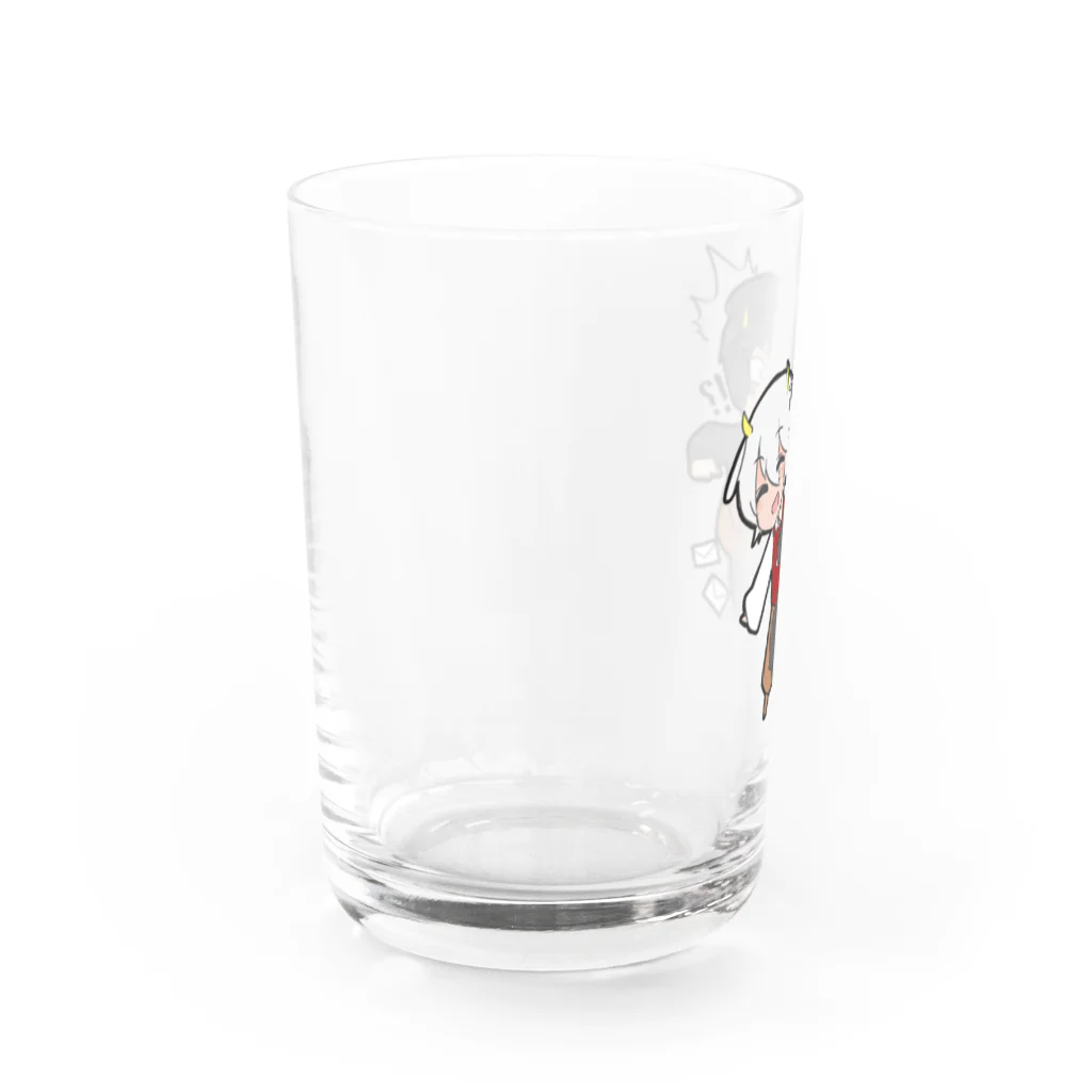 NEXT TIMEのしろくろコンビ！？@barouzu Water Glass :left