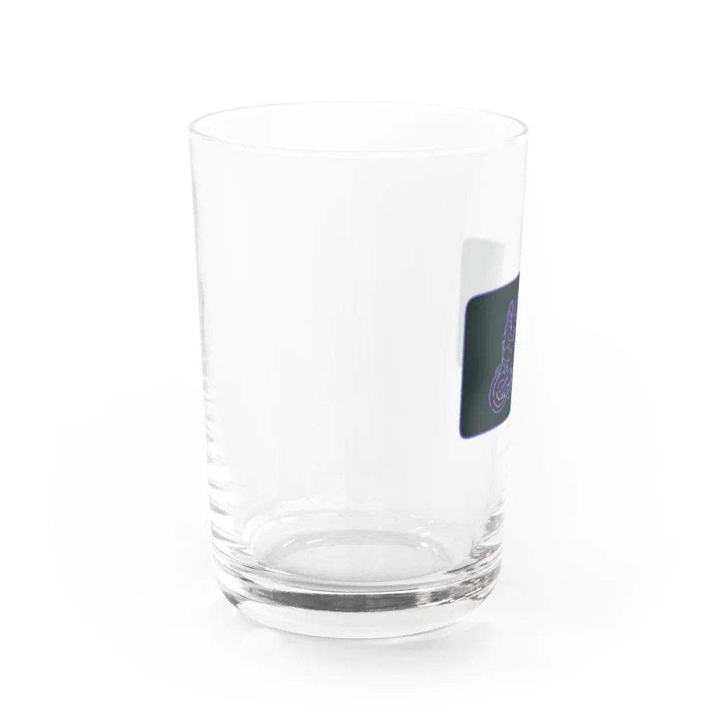 ﾐﾅﾄﾃﾞｽのぶんぶんぶぶぶん Water Glass :left