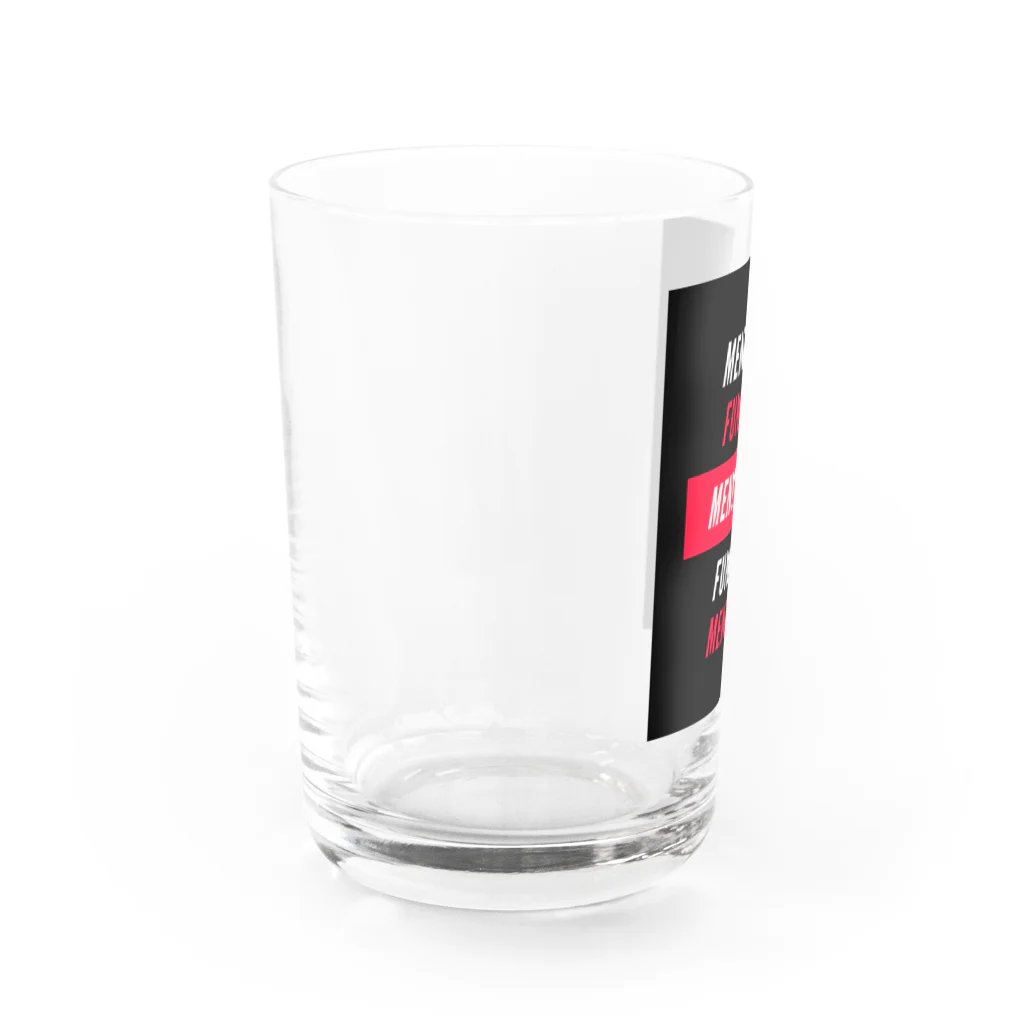 福岡めんたいこ地位向上協会のMENCHIKYO Water Glass :left