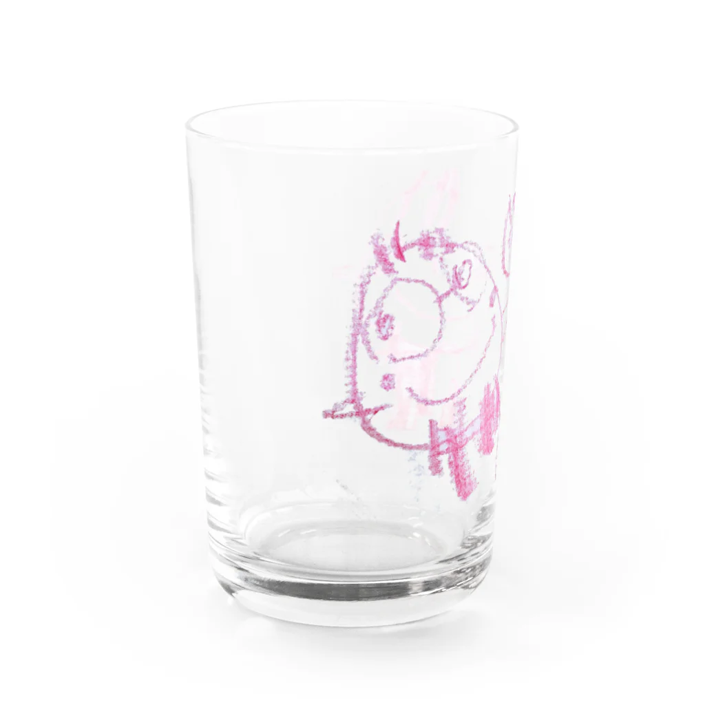 あずきバーの仲良し家族 Water Glass :left