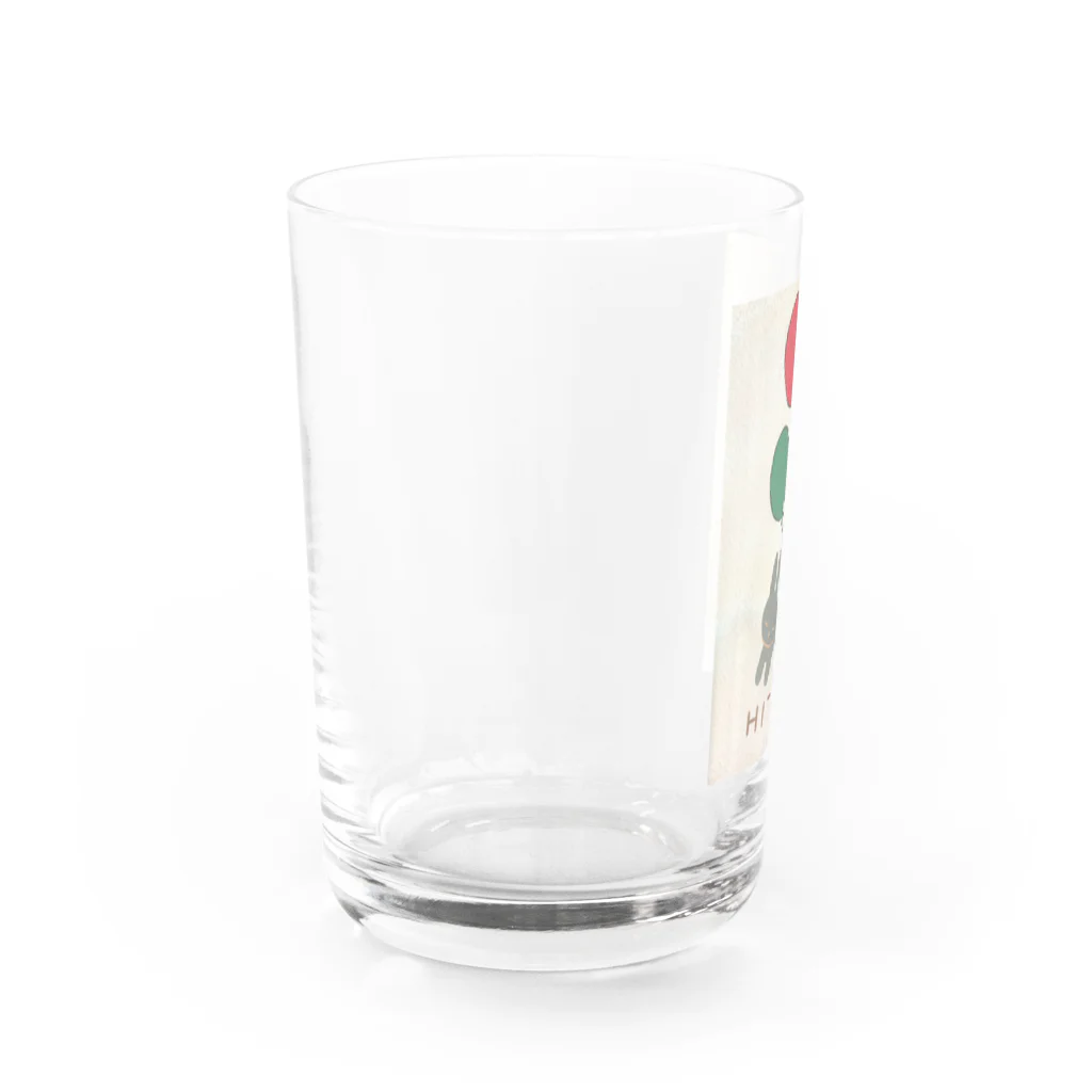 Sugar Ginger Cookieのヒタムと風船 No.2 Water Glass :left