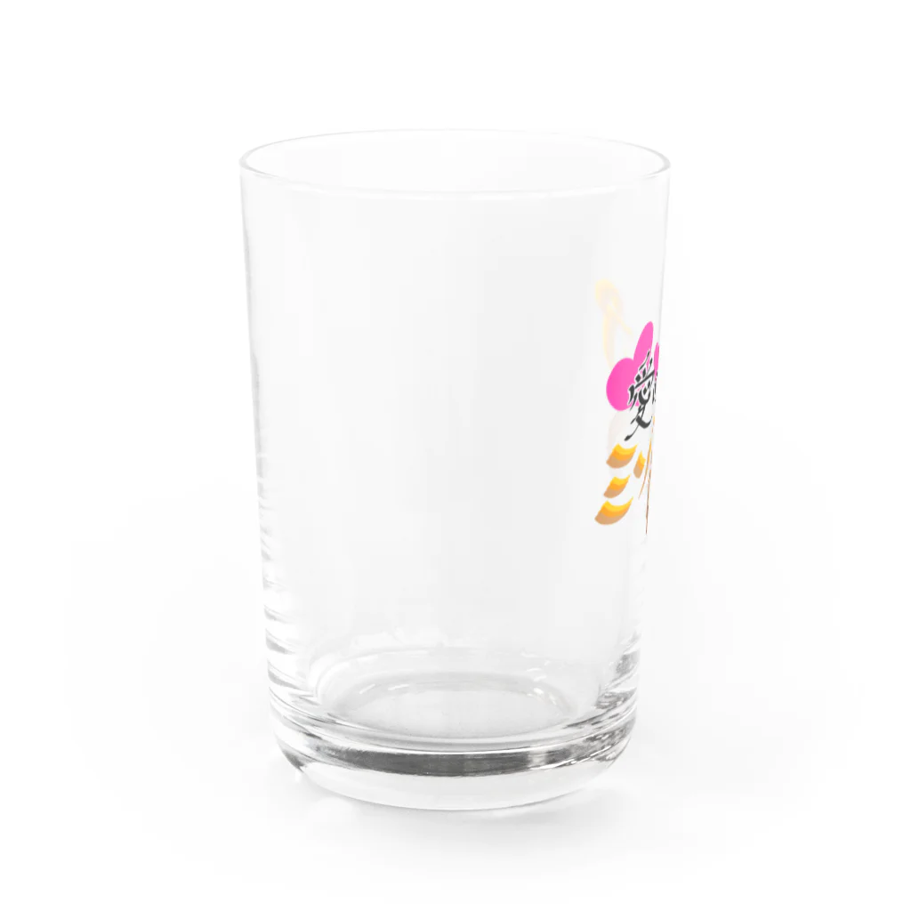 かえるのてぶくろの愛のミソスープ Water Glass :left