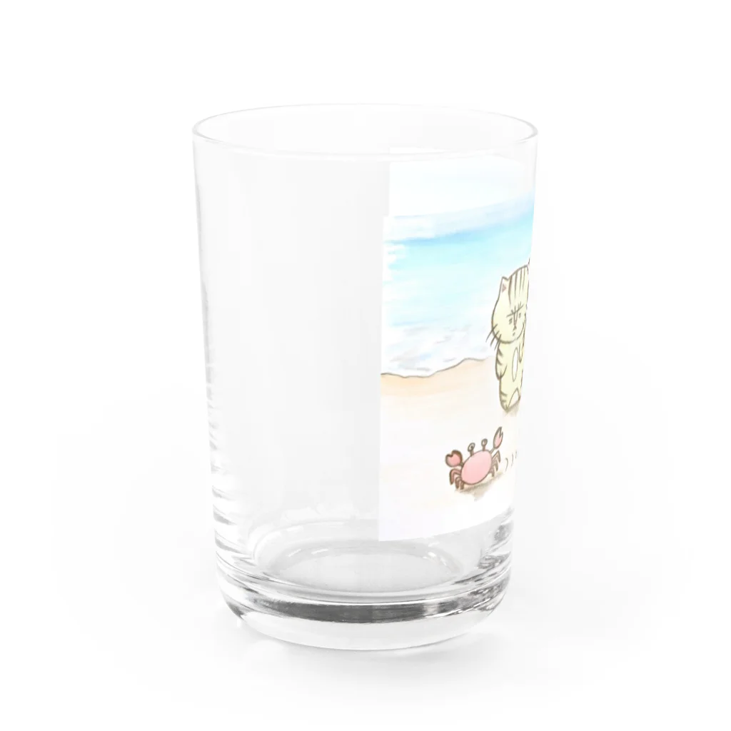 ぴーす☆の海辺のミー君 Water Glass :left