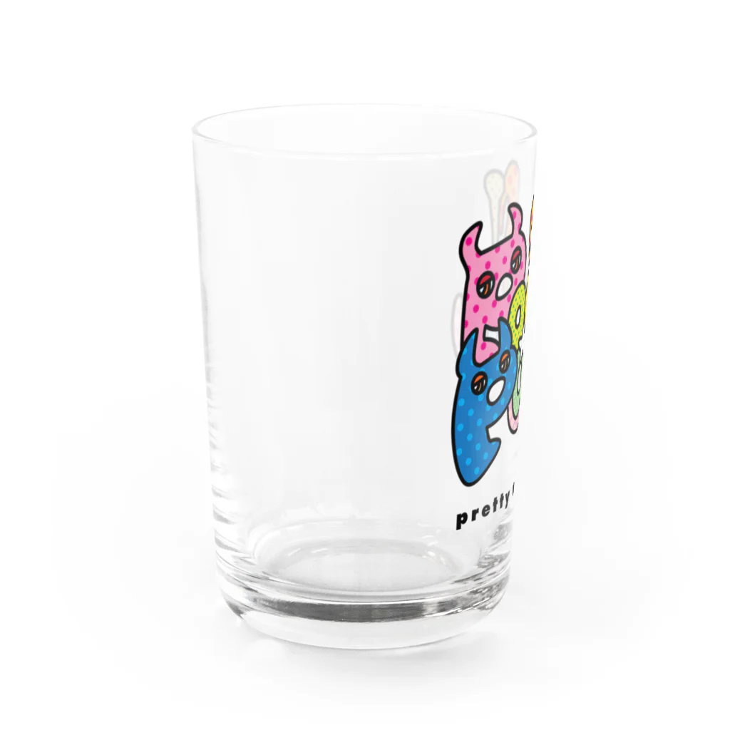 pochi-pochiのpochi-pochiマーク Water Glass :left