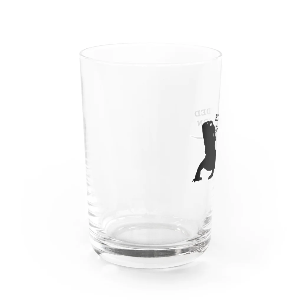 花梟のゆりかごのベアドラシルエット Water Glass :left