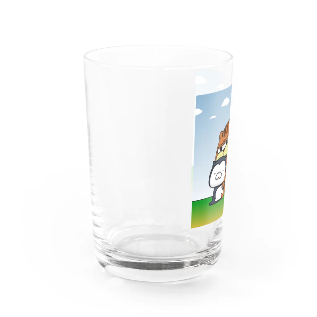 SUZURI×ヤマーフのガシッ Water Glass :left