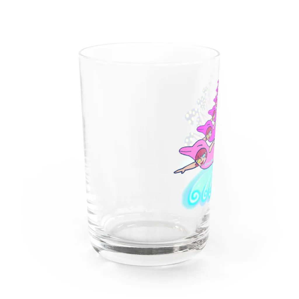 whiteuniva∞lemonchuraのdolphing univa Water Glass :left