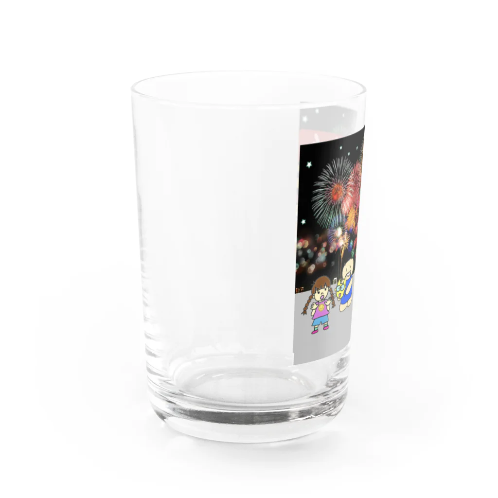 ☆あゆ ころ たろの☆ ハッピーライフの楽しいお面屋さん Water Glass :left