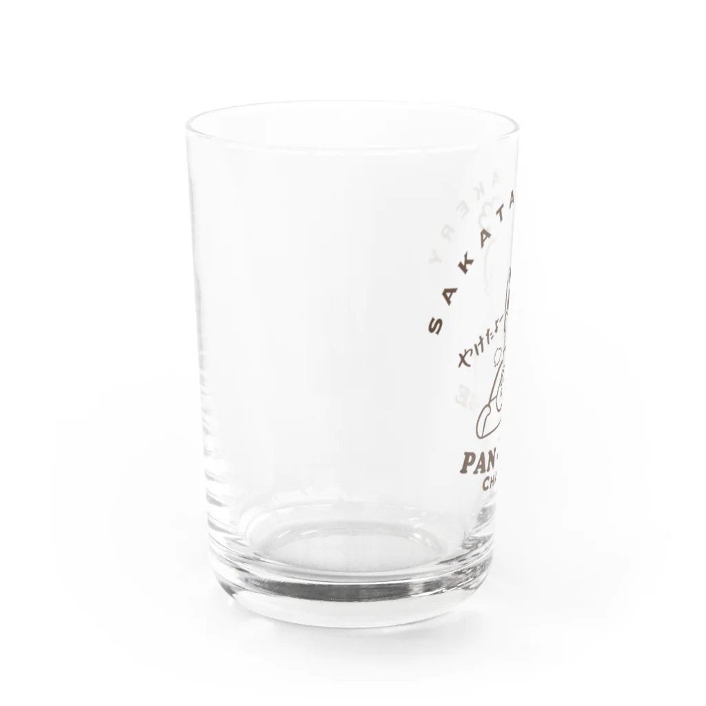 阪田ベーカリーのぱんちゅーぶShopのパン芸人 阪田ベーカリーのぱんちゅーぶのグッズだよ Water Glass :left