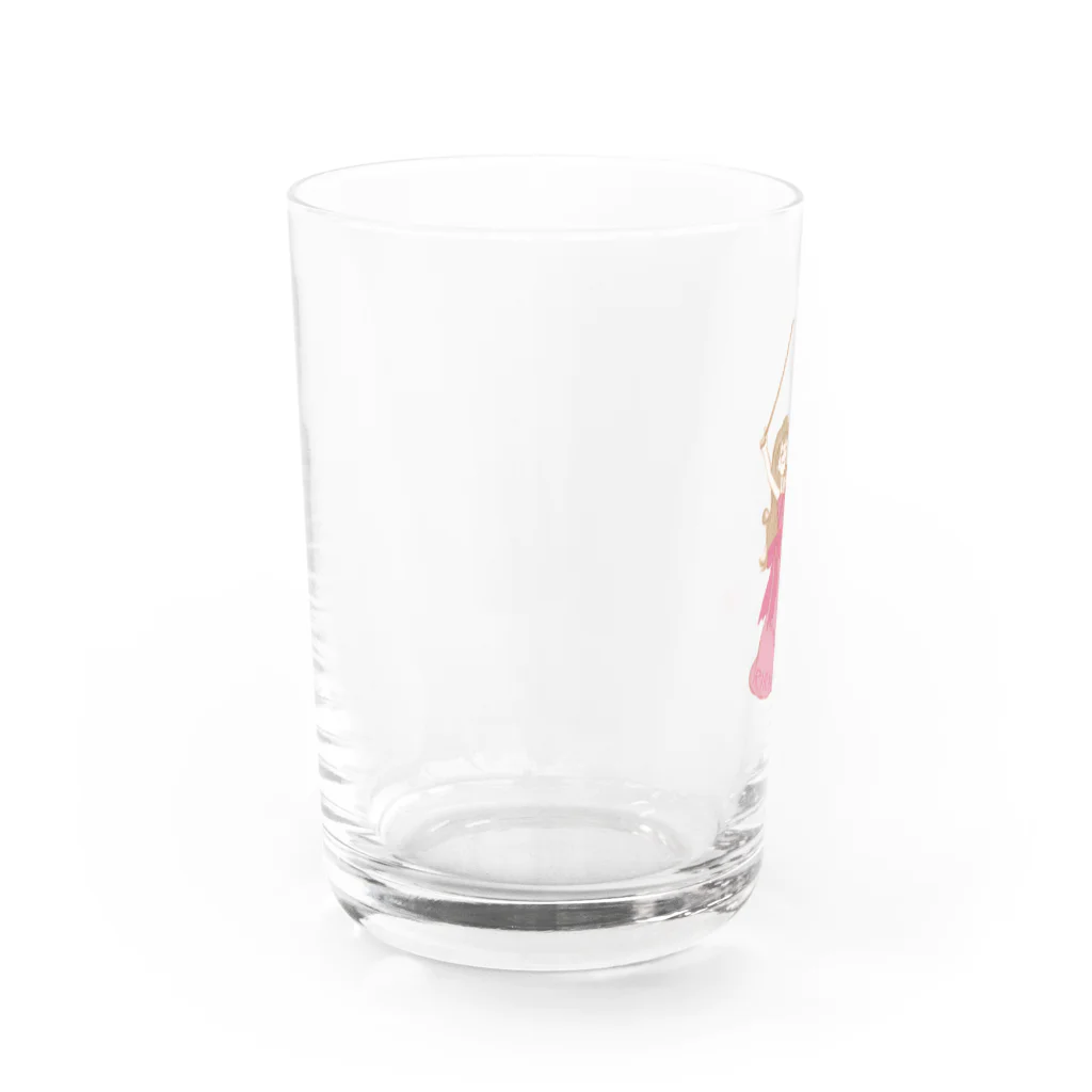 りりこオリジナルグッズのりりこグッズ全身 Water Glass :left