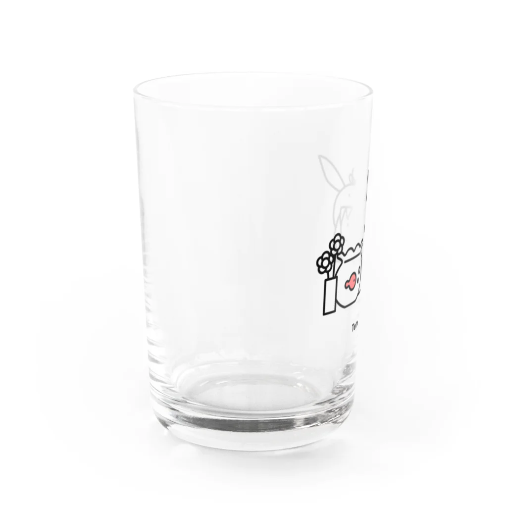 Tetra Styleの金魚（モカ） Water Glass :left