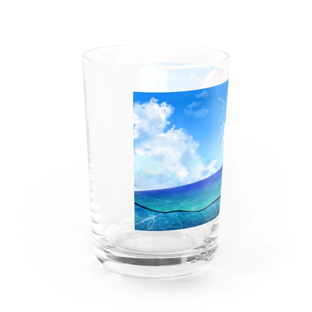 桃乃もも@Vtuberのももスイムウェア Water Glass :left