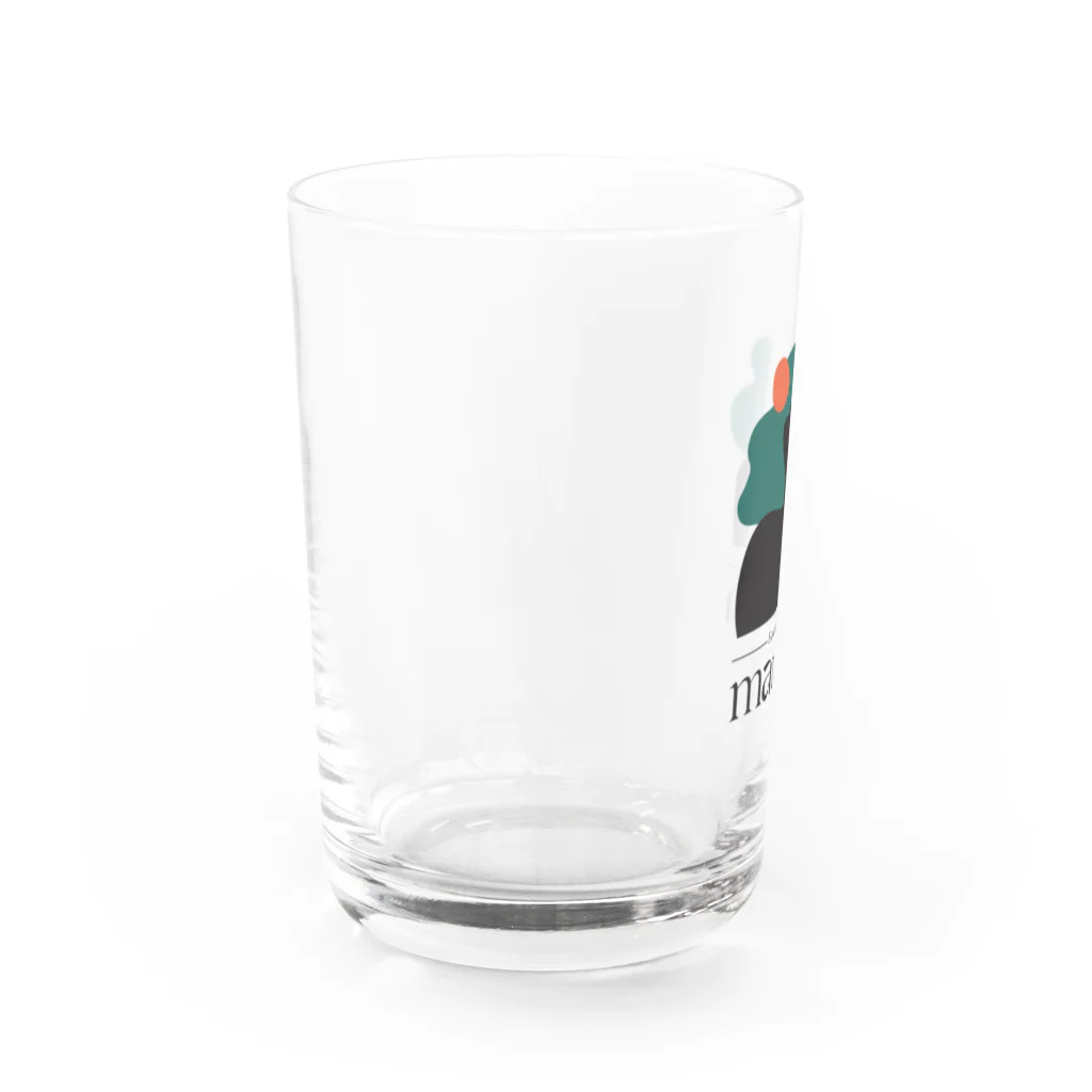 神泉manu'a beer clubのmanu'a people glass Water Glass :left