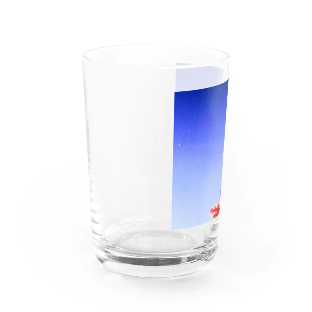 よねちゃん123のオリオン座と木 Water Glass :left