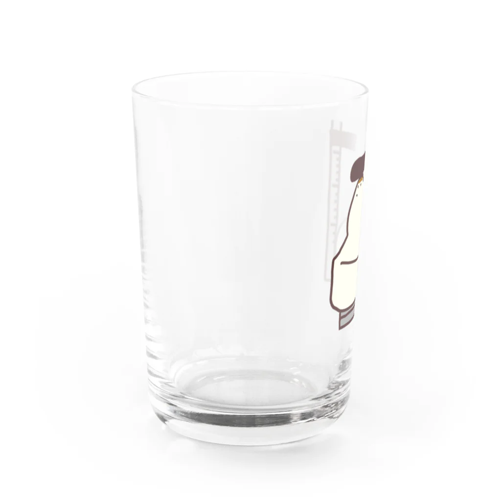 ＋Whimsyのおもちの身長 Water Glass :left