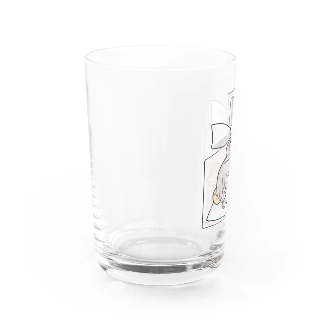 灰眠 るーの眠るー前に1杯。 Water Glass :left