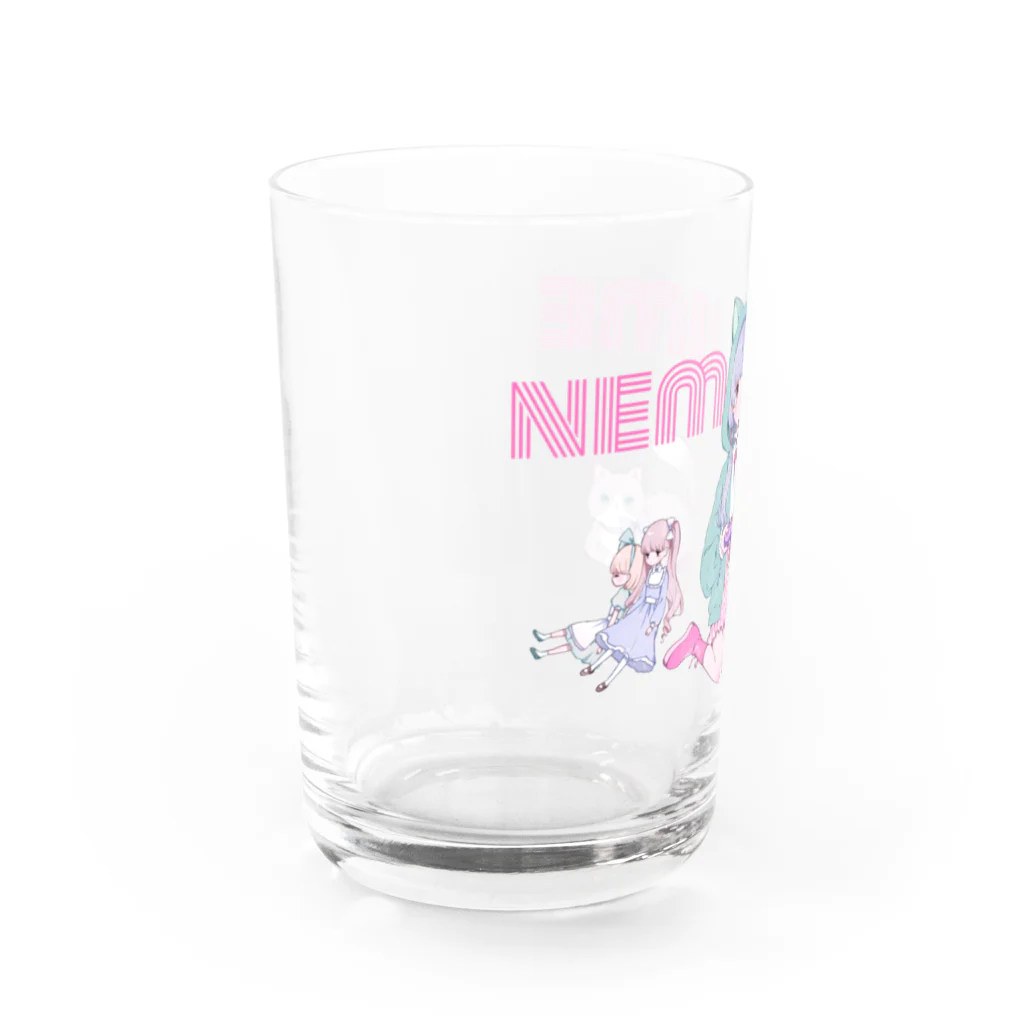 きゃわわ村ねむりめ商店のねむりめ雑貨 Water Glass :left