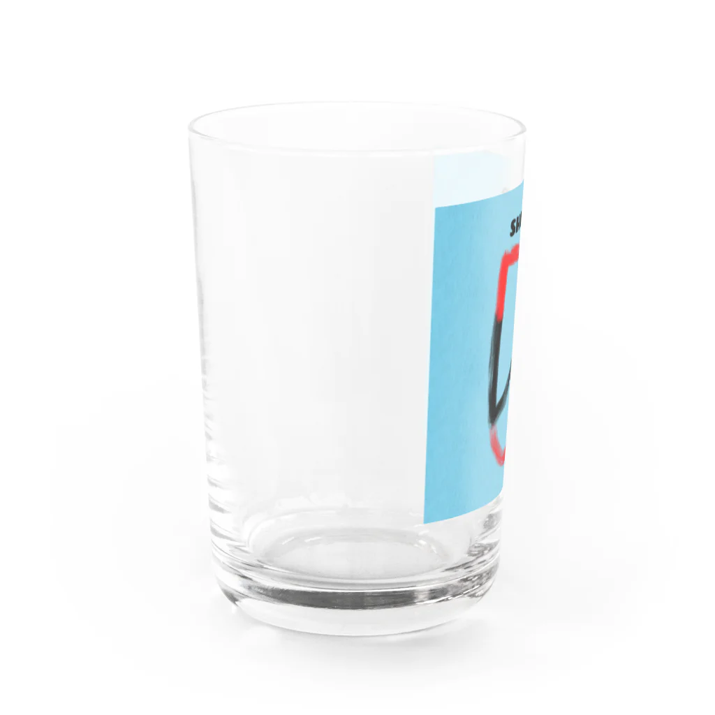 ふぃろの令和シールドのロゴ Water Glass :left