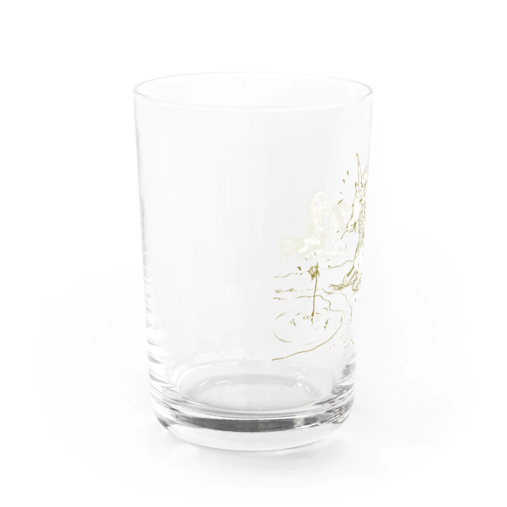 サエポムのユニコーン Water Glass :left