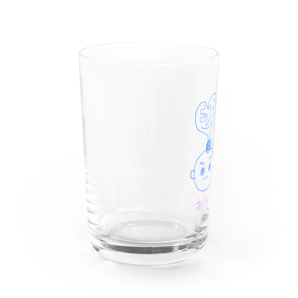 ヨコガオがモットーのもしもしTV Water Glass :left