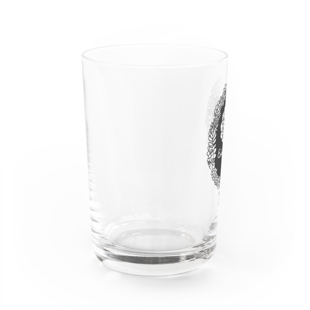 Alba spinaのエケベリア モノクロ Water Glass :left