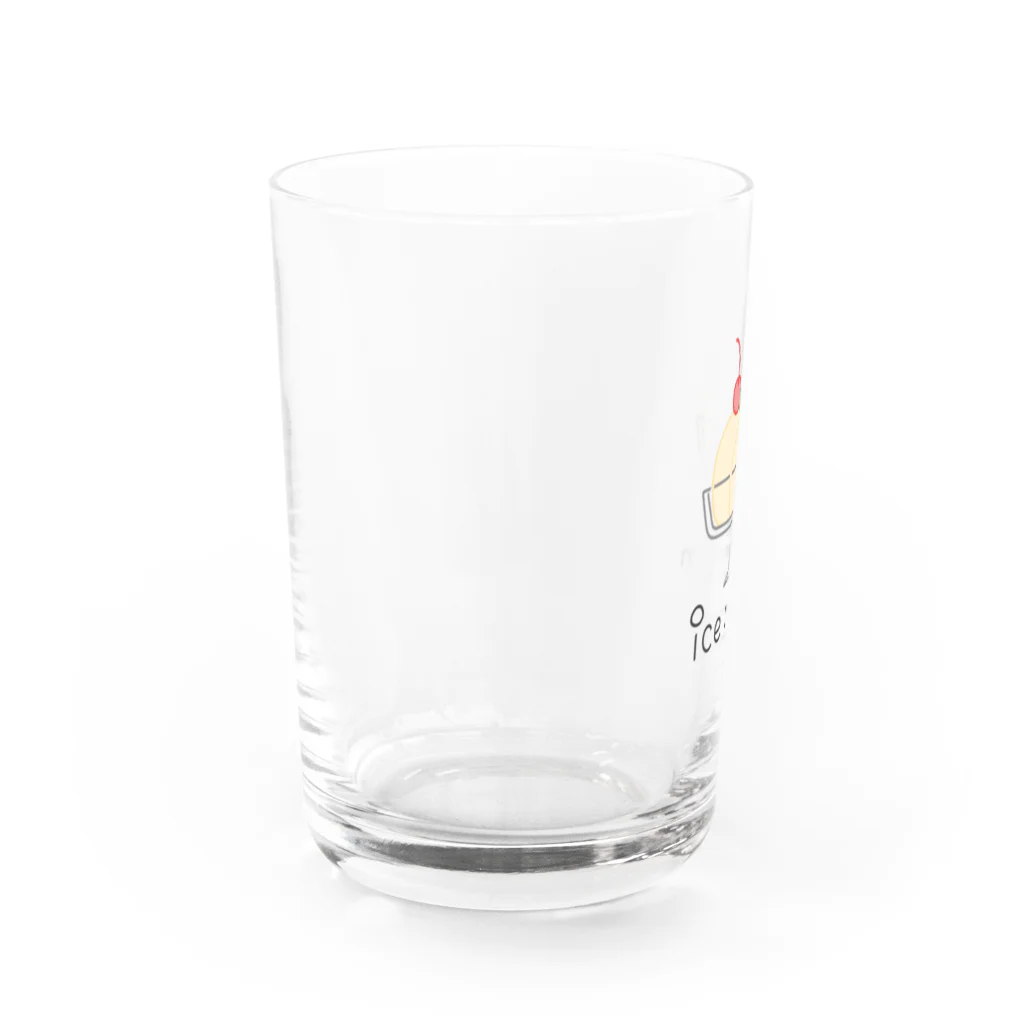 金木犀の隠れ家のice cream Water Glass :left