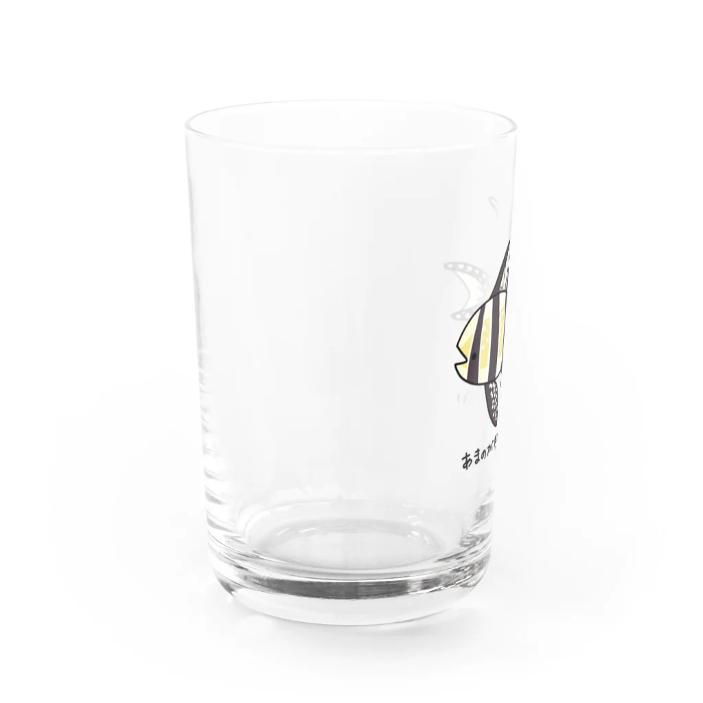 紫咲うにのあまのがわてんじくだい Water Glass :left