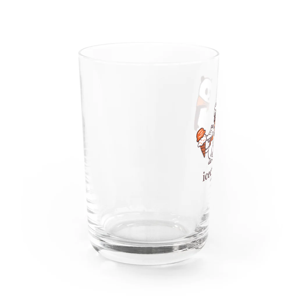 キッチュのアイスクリーム食べよ Water Glass :left