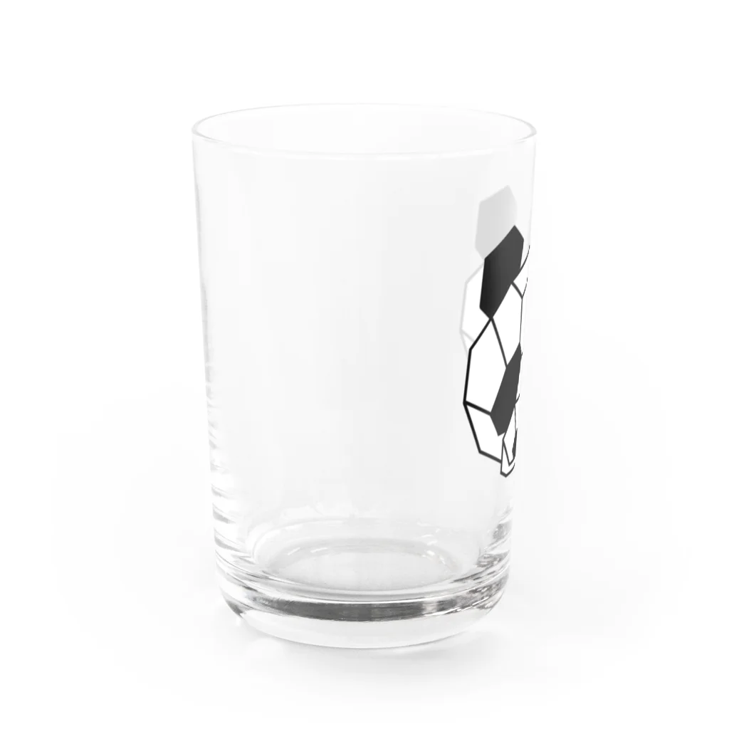 panmiのおしゃんパンダ(白塗) Water Glass :left