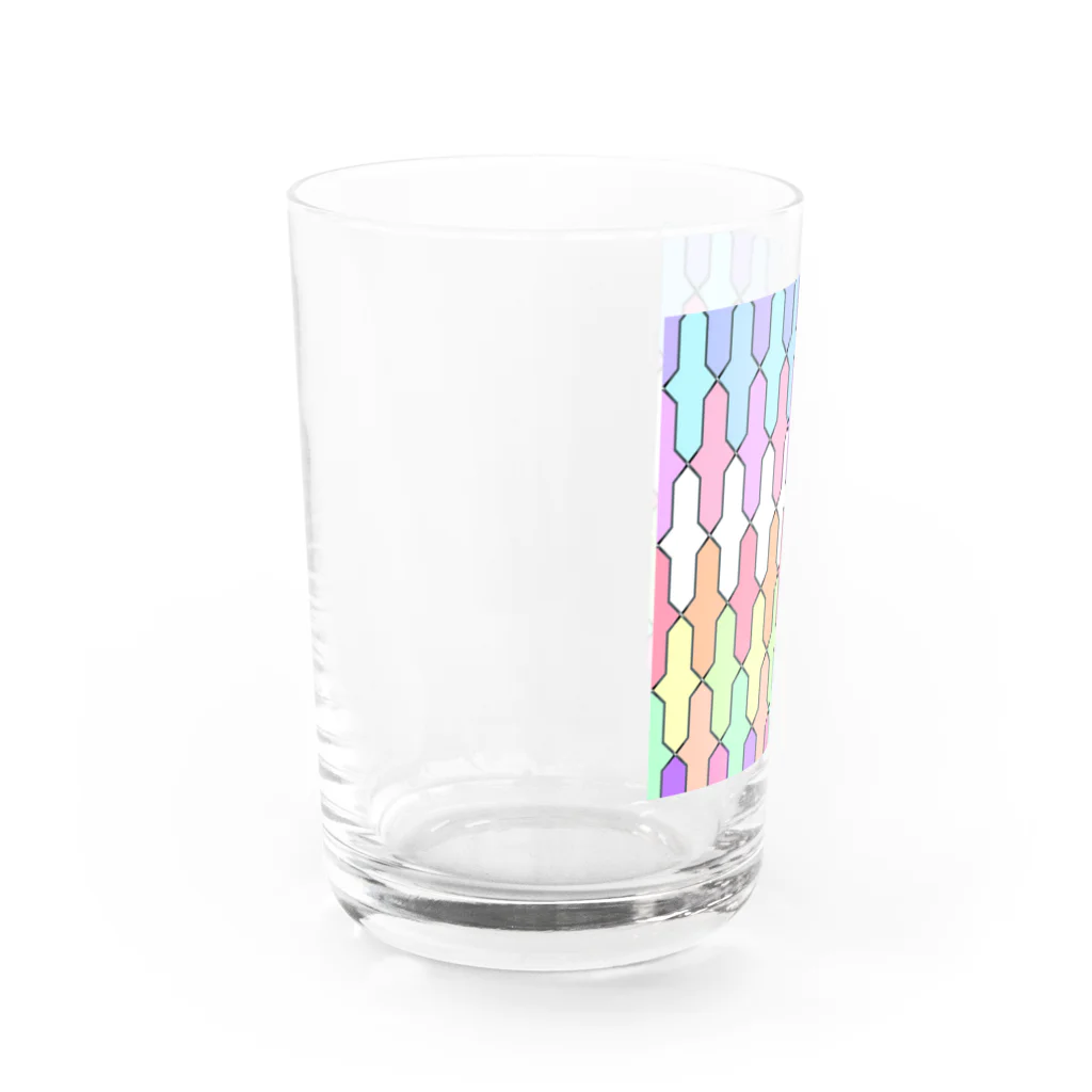 creative 凪斗 suzuri店のカラフルカラフル Water Glass :left