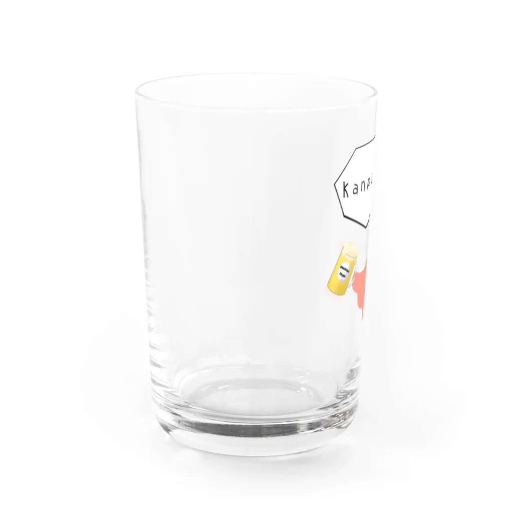 めんだこくんのかんぱいめんだこくん Water Glass :left