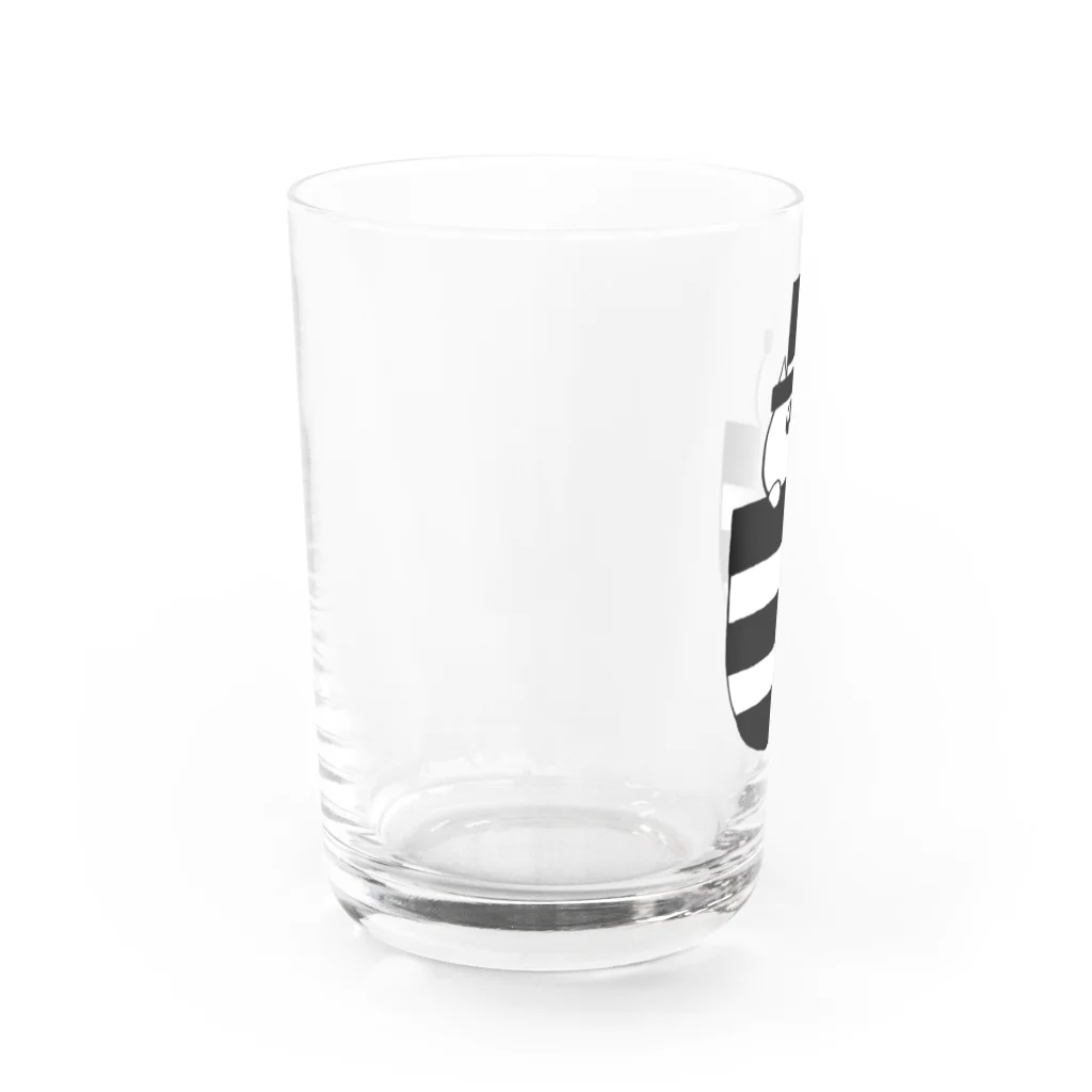 nyakamoのpocket gentleman cat Water Glass :left