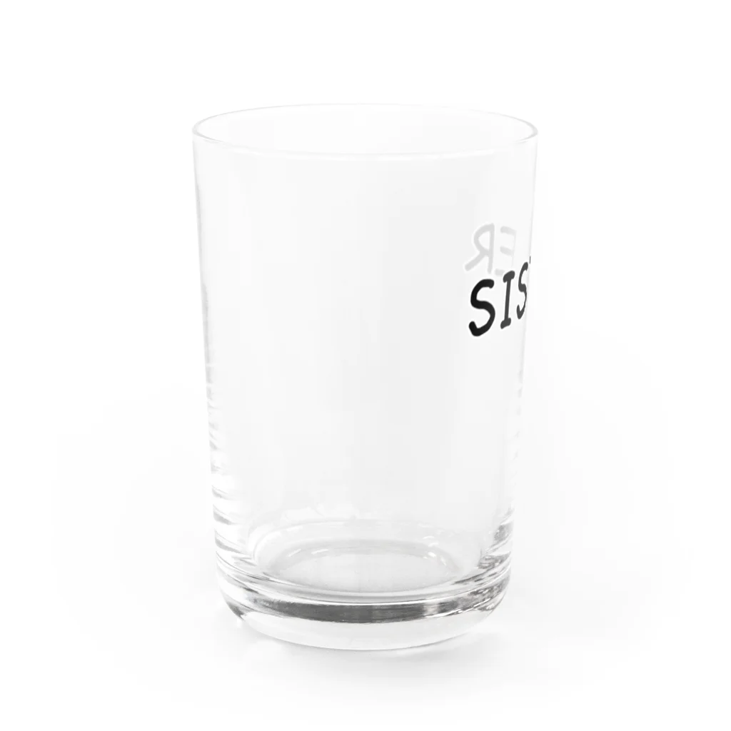 洗濯日和のSISTER Water Glass :left