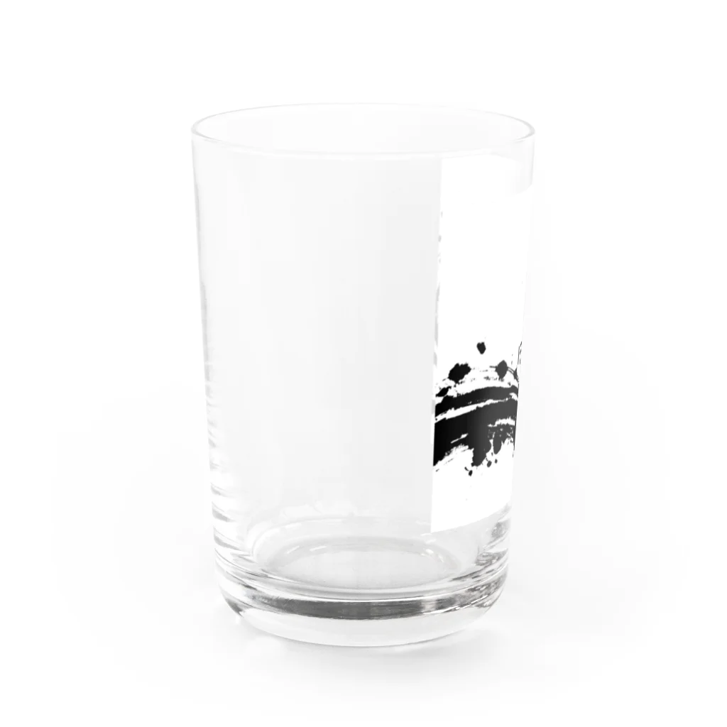 歴史ifチャンネル公式ショップのグラス(ロゴ黒文字) Water Glass :left