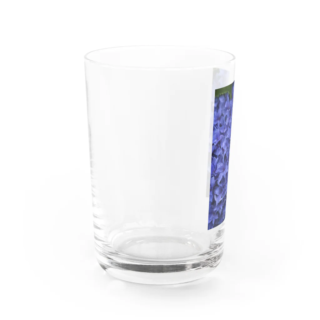 Yuuの青のあじさい Water Glass :left